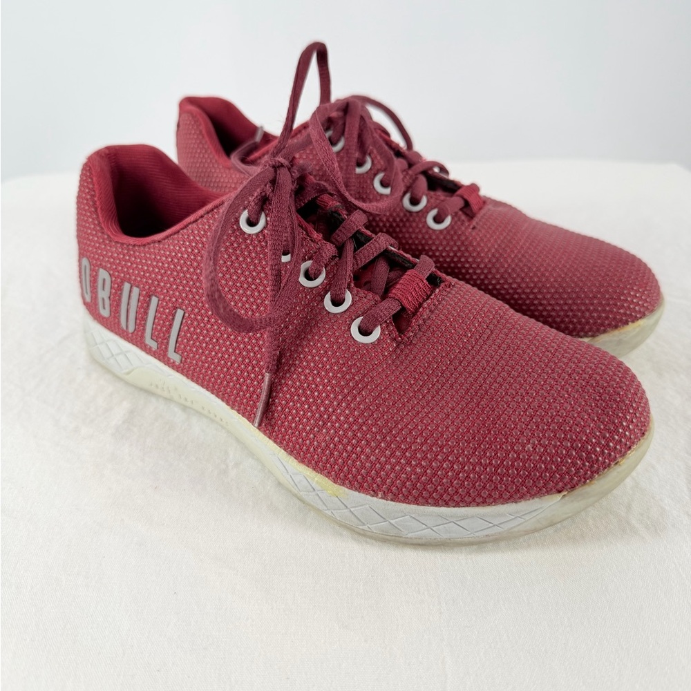 NOBULL Sky Trainer CrossFit‎ Sneaker Athletic Shoes in Maroon Size 6.5W or 5M